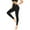 C-Black, variant on Kcodviy Yoga Pants Women Wide Fleece Lined Yoga Pants Leg Sweatpants with Pockets Short Yoga Pants for Women Stretch Casual Pants Petite/Regular/Tall