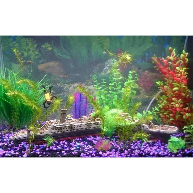 Titanic fish top tank decorations