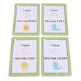 thumbnail image 3 of tarjetas flash de palabras 1 de Tarjetas Flash Preescolares Educativos DIY - Tiempo 24 Piezas Tiempo 24 piezas Magideal tarjetas flash de palabras, 3 of 7