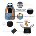 thumbnail image 3 of Transportadora Mochila Para Perro Malubero Azul Gris, 3 of 5