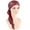 Burgundy, variant on Herrnalise Women Solid India Muslim Ruffle Chemo Hat Headwear Head Wraps Turbans Beanie Cap Headwraps