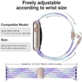 thumbnail image 3 of Braided Stretchy Solo Loop Compatible for Apple Watch Band 38mm 40mm 41mm 42mm 44mm 45mm 46mm 49mm for Women Men, Nylon Elastic Straps Wristbands for iWatch Series 11/10 9 8 7 6 5 4 3 SE/Ultra 3 2 1, 3 of 8