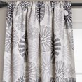 thumbnail image 2 of Juego de cortina de ventana de oscurecimiento de habitación de c韗culos m鷏tiples carbón / gris 52x84 Half Moon 16T000888, 2 of 2