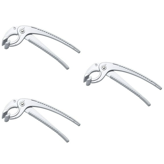 3 Count Dish Tongs Lifter Tool Hot Bowls Gripper Plate Gripper Metal Tongs Kitchen Plate Lifter