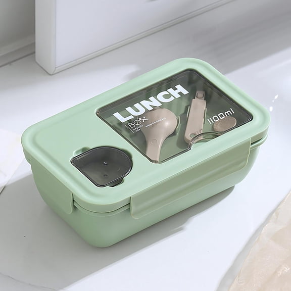 sruoe Bento Box, Lunch Boxes for Adults, bento box lunch, Portable Leakproof Heated Bento Container, Microwave Safe Heated Lunch Boxes for Storage Home Office Work Study, Silica Gel