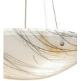 thumbnail image 3 of Meyda 151641 24 in. Metro Fusion Ramoscelli Inverted Pendant, White Irid, Clear & Black White, 3 of 7