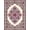 Pink Purple, Pattern 1, variant on ODIKA Boho Ornate Symmetrical Bouquet Motif Scrolling Vintage Distressed Refined for Playroom, Bedroom, Reading Nook, Pet Friendly & Kids Safe Play