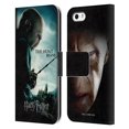 thumbnail image 1 of Head Case Designs Officially Licensed Harry Potter Deathly Hallows VII Voldemort Leather Book Wallet Case Cover Compatible with Apple iPhone 5 / 5s / iPhone SE 2016, 1 of 6