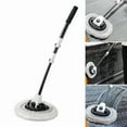 thumbnail image 2 of 15 Degree Curved Cleaning Mop Telescoping Car Wash Brush Car Detailing Mop, 2 of 20