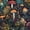 Multicolor, variant on Mushroom Wallpaper Peel and Stick Vintage Strange Contact Paper Dark Waterproof Self-Adhesive Wall Covering for Bedroom Countertop Desk Cabinets 17.4" x 118"