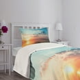 thumbnail image 3 of Ambesonne Lake Quilted Bedspread Set 2 Pcs, Dreamlike Twilight Scenery, Twin Size, Multicolor, 3 of 5