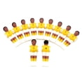 thumbnail image 1 of koolsoo 11 Pcs Baby-Foot de Table Hommes Baby-Foot Gars pour Sports Jouets de Football Fête Jaune, 1 of 9