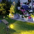 thumbnail image 1 of Dvkptbk Solar Powered Courtyard Floor Decoration with 7Led Floodlights Solar Projection Light Sports Accessories, 1 of 9
