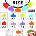 thumbnail image 2 of Woeilo 36PCS Cable Labels Multi-Color Write-On Wire Labels, Cord Labels, Cable Tags and Wire Tags for Cable Management and Organizer for Electronics, Computers, and More- Red, Orange, Light Gr, 2 of 5