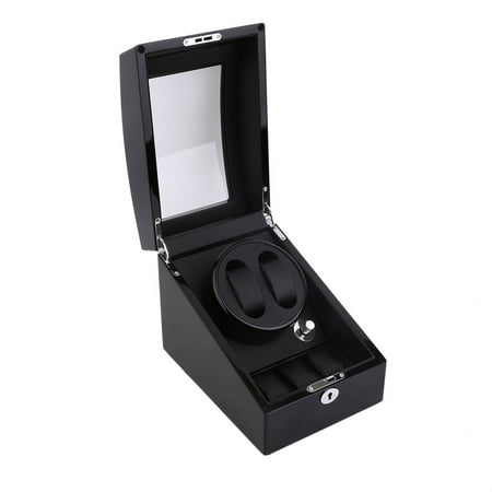 Automatic Rotation Silent 2+3 Watch Winder Case Display Box Luxury Storage Holder Organizer Case Great Gift