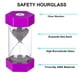 thumbnail image 2 of Hourglass Sand Timer 60 Minute: Plastic Sand Clock,giant Blue Sand Watch , Arena 60 Min Ls Yl, 2 of 3
