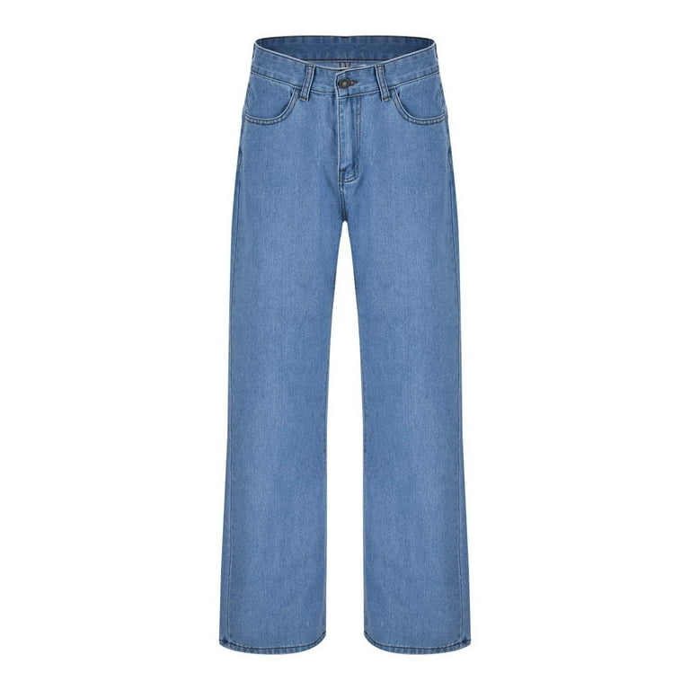 GHSOHS Jeans for Women Heans Light Blue Denim Pants Womens GHSOHS Jeans for Women Heans Light Blue Denim Pants Womens