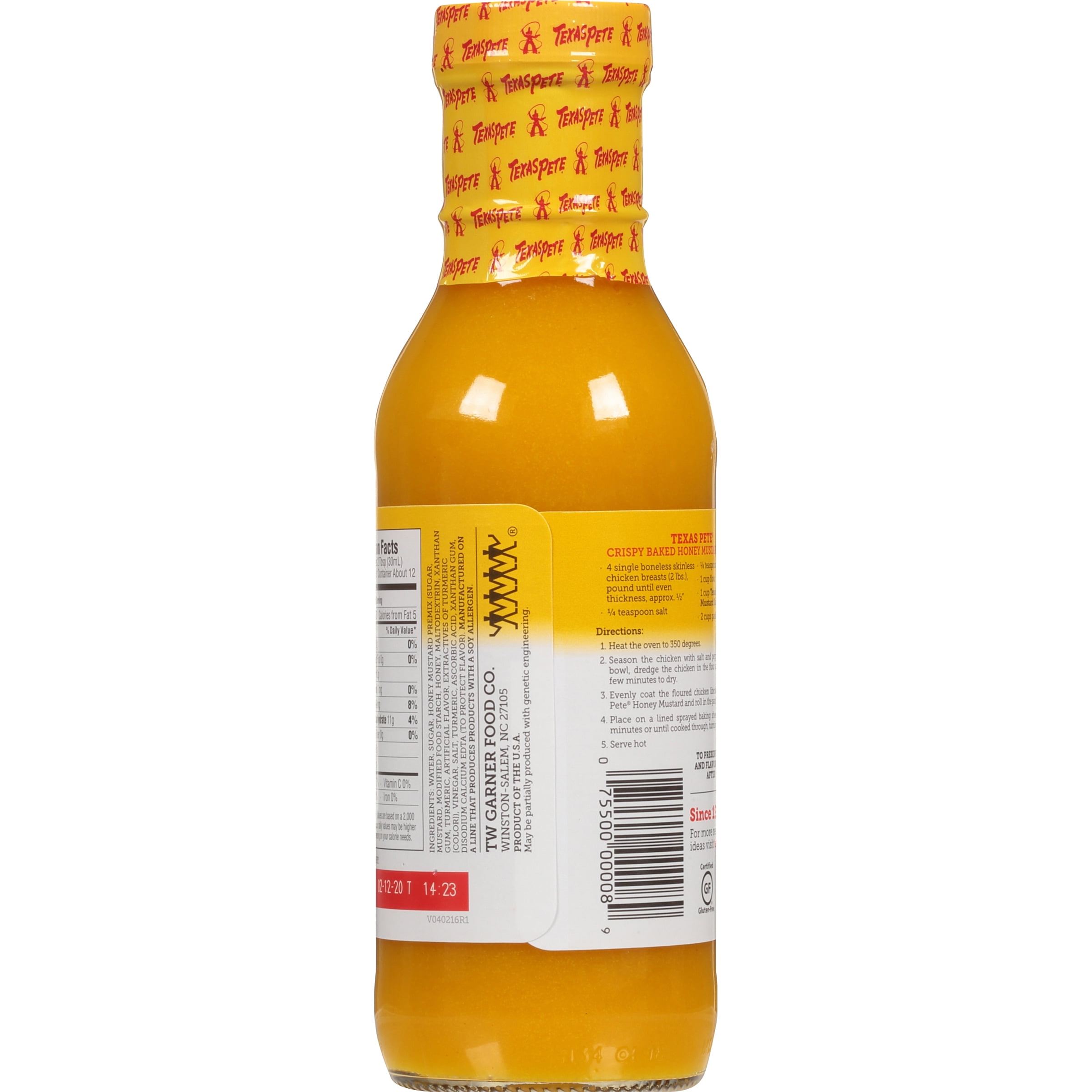 Texas Pete Honey Mustard Sauce, 12 fl oz