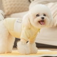 thumbnail image 4 of Sudadera con capucha y estampado de letras para perros, ropa para perros, jerséis de moda para cachorros, ropa para gatos de otoño, sudadera suave y bonita para mascotas, ropa para Yorkie, 4 of 5