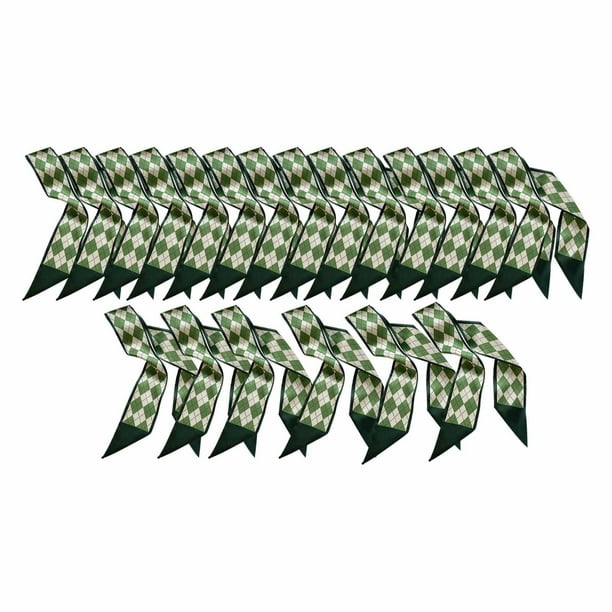 20x Pañuelos para el pelo para mujer, cintas para el pelo, bandas para el pelo, coleteros, coleteros Verde oscuro