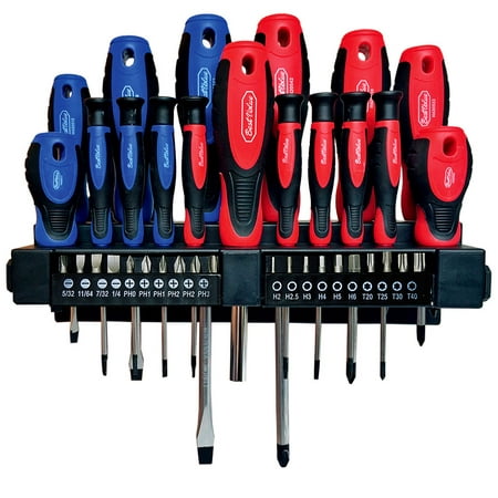 Best Value H420556 Screwdriver and Bit with Rack Holder and Magnetic Tips 38-Piece