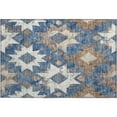 thumbnail image 2 of Addison Rugs Mayfield Premium Machine Washable Transitional Aztec Blue Rectangle Rug, 1'8" x 2'6", 2 of 6