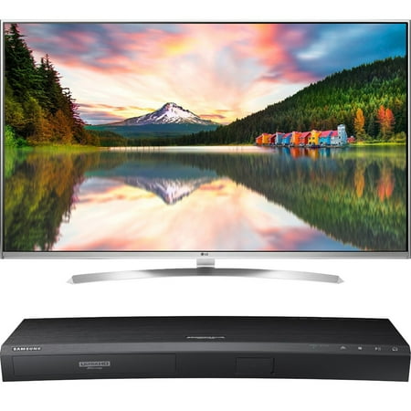 LG 65-Inch Super Ultra HD 4K Smart LED TV with webOS 3.0 (65UH8500) with Samsung 3D Wi-Fi 4K Ultra HD Blu-ray Disc Player LG 65-Inch Super Ultra HD 4K Smart LED TV with webOS 3.0 (65UH8500) with Samsung 3D Wi-Fi 4K Ultra HD Blu-ray Disc Player