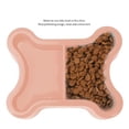 thumbnail image 5 of Pet Bowls Dog Bowls Cat Bowls Double Bowl Spill Proof Non Slip Anti Tip Plastic Food Water Bowl Tableware for Small Dogs Cats Indoor by PALIFEUR, 5 of 7