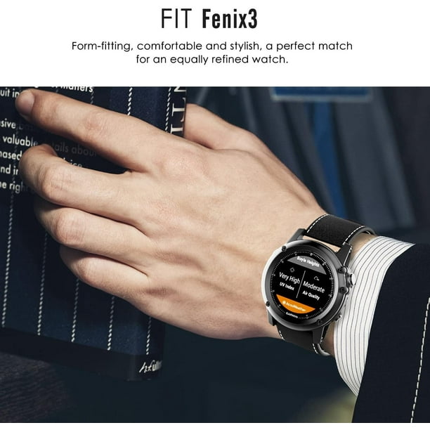 Garmin fenix 3 leather hot sale