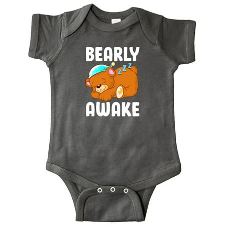 

Inktastic Baby Bear Bearly Awake Gift Baby Boy or Baby Girl Bodysuit