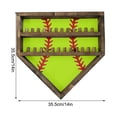 thumbnail image 3 of CheAAlet Personalized Baseball Ring and Ball Display Case, Custom Championship Ring Display for Kids Room, Baseball Medal and Ring Shadow Box, Sports Trophy and Ring Display Shelf, 3 of 9
