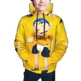 thumbnail image 5 of Lsque Sml Jeffy Patten Youth Hoodie Sweatshirt Pullover with Kangaroo Pocket Boys and Girls Hoodie Warm Hoodie for Kids, 5 of 8