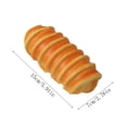 thumbnail image 2 of Realistic Bread Shaped Squishy for Adults Slow Rebound Simulation Food Sensory Gadget Soft Tactile Office Desk Accessory Pressure Relief Tool 1 Pack, 2 of 2