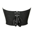 thumbnail image 4 of Aofany Shapewear Tummy Control, Women's Lace Up Boned Overbust Corset Bustier Lingerie Bodyshaper Top, 4 of 8