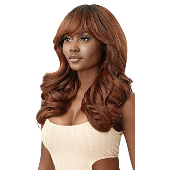 Outre Wigpop Synthetic Full Wig - JASMIYAH (Color:DR2/CHOCOLATE SWIRL)