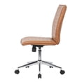 thumbnail image 6 of Boss Office Products Vinyl Armless Hospitality Task Chair with Casters, Caramel, 6 of 9