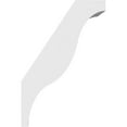 thumbnail image 3 of Ekena Millwork 3"W x 8"D x 12"H Funston Architectural Grade PVC Knee Brace, 3 of 6