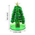 thumbnail image 3 of Magic Growing Christmas Tree, Crystal Christmas Tree, Green Presents Novelty Kit,Grow a Christmas Tree Kit & Accessories,Party Toys Christmas Decorations and Paper Growing Christmas Tree Ornament, 3 of 9