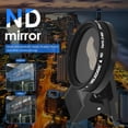thumbnail image 2 of 37mm Clip-on ND 2-400 Adjustable Neutral Density Phone Camera Lens Filter, 2 of 9