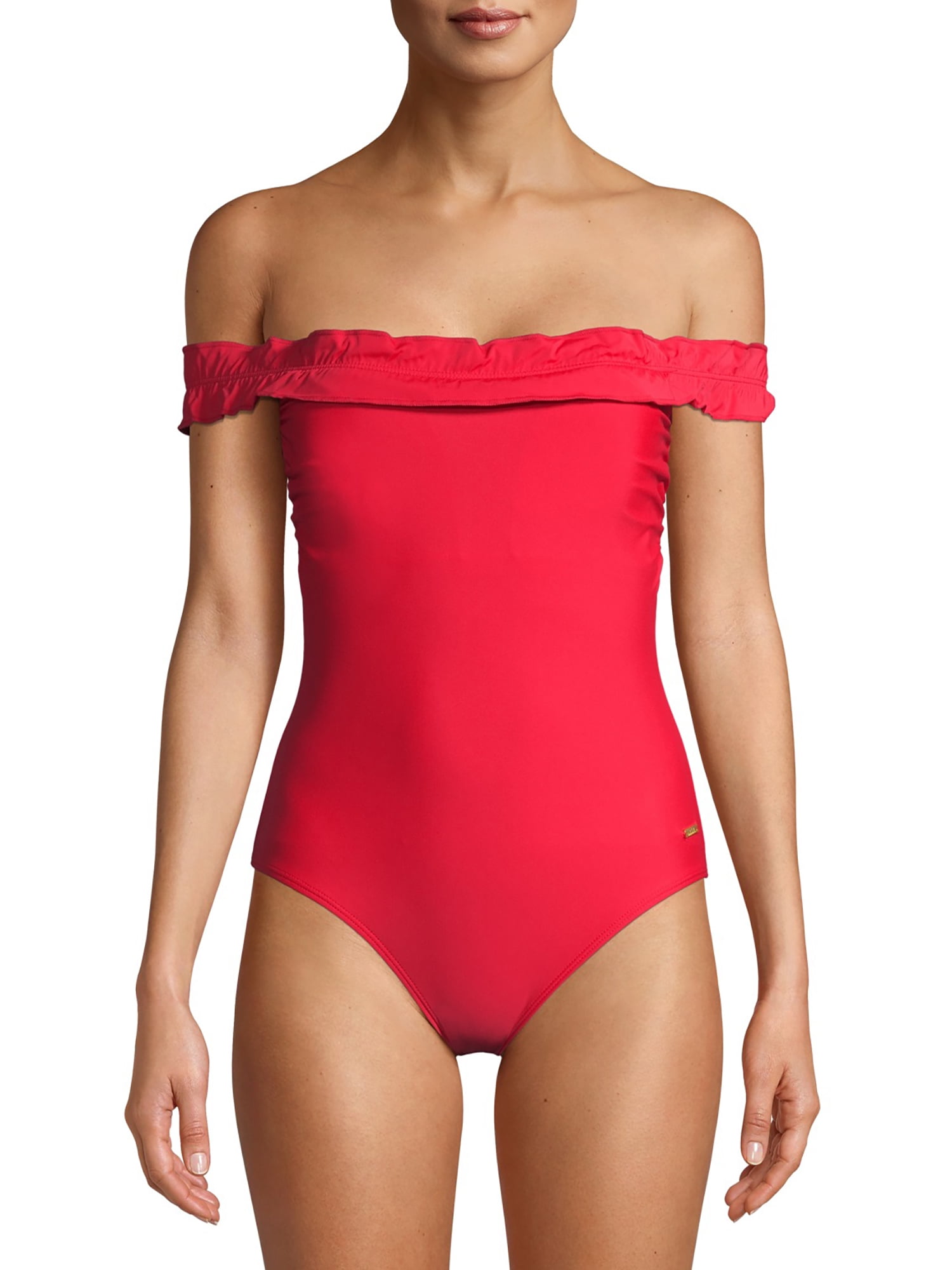 walmart off the shoulder swimsuit