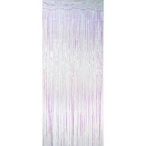 Iridescent Foil Fringe Door Curtain Hanging Decoration 8' x 3' by Way to Celebrate