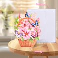 thumbnail image 4 of Tarjeta de felicitación FIAMR ramo de flores pop-up 3D, 4 of 7