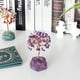 thumbnail image 5 of Amatista Árbol de cristal curativo Cristales de Reiki naturales Piedra preciosa Base Alambre de cobre Árbol Vida Dinero Árboles Feng Shui Reiki Árbol de energía espiritual para H, 5 of 5