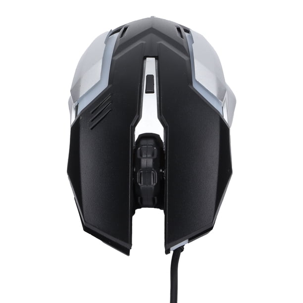 Ratón con cable sensores de juego resistente y duradero 4 botones de juego ratón de ordenador con cable unidad de larga vida útil para el hogar y la oficina