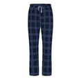 thumbnail image 3 of Brondbend Men's Casual Pants Mens Pants Straight Fit Elastic High Waist Drawstring Pocket Trousers Plaid Vintage Loose Trousers Anniversary Fall Winter Pants, 3 of 6