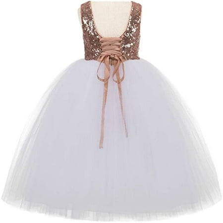 

Vintage Corset Tutu Flower Girl Dress Special Occasions Pageant 205