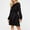 K-Black, variant on 2025 Sequin Dress for Women Ruched Midi Dress Long Sleeve Crewneck Sparkly Women Maxi Dresses Summer Glitter Mini Dress Elegant Dresses Casual Summer Weddingtail Party