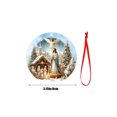 thumbnail image 3 of Wooden Nativity Scene Ornaments for Christmas Tree - Religious Decor with Carved Nativity Design, 3 of 9