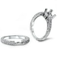 thumbnail image 2 of Pompeii 1/2ct Princess Cut Diamond Engagement Ring Setting 14K (G/H,I1), 2 of 4