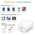 thumbnail image 2 of Fast USB C Wall Charger, 20W PD Power Adapter Charging Block Compatible with iPhone, 2 of 5